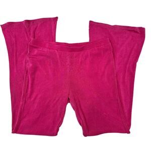 Wild‎ Fable Women's Low-Rise Slinky pink Knit Flare pants